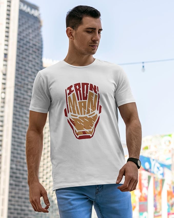 Iron Man Printed T-Shirt – Powered by Style & Stark Tech