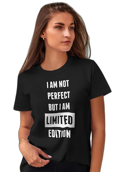 Limited Edition Quote T-Shirt for Women – Black | PD Clori