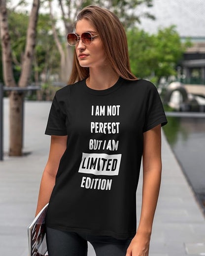 Limited Edition Quote T-Shirt for Women – Black | PD Clori
