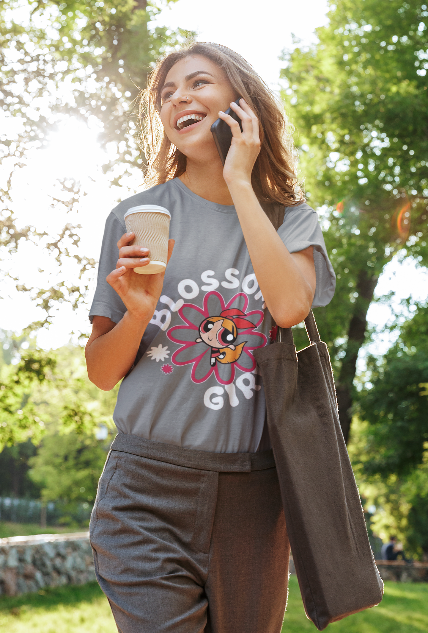 Blossom Girl Graphic Printed T-Shirt – Black | PD Clori