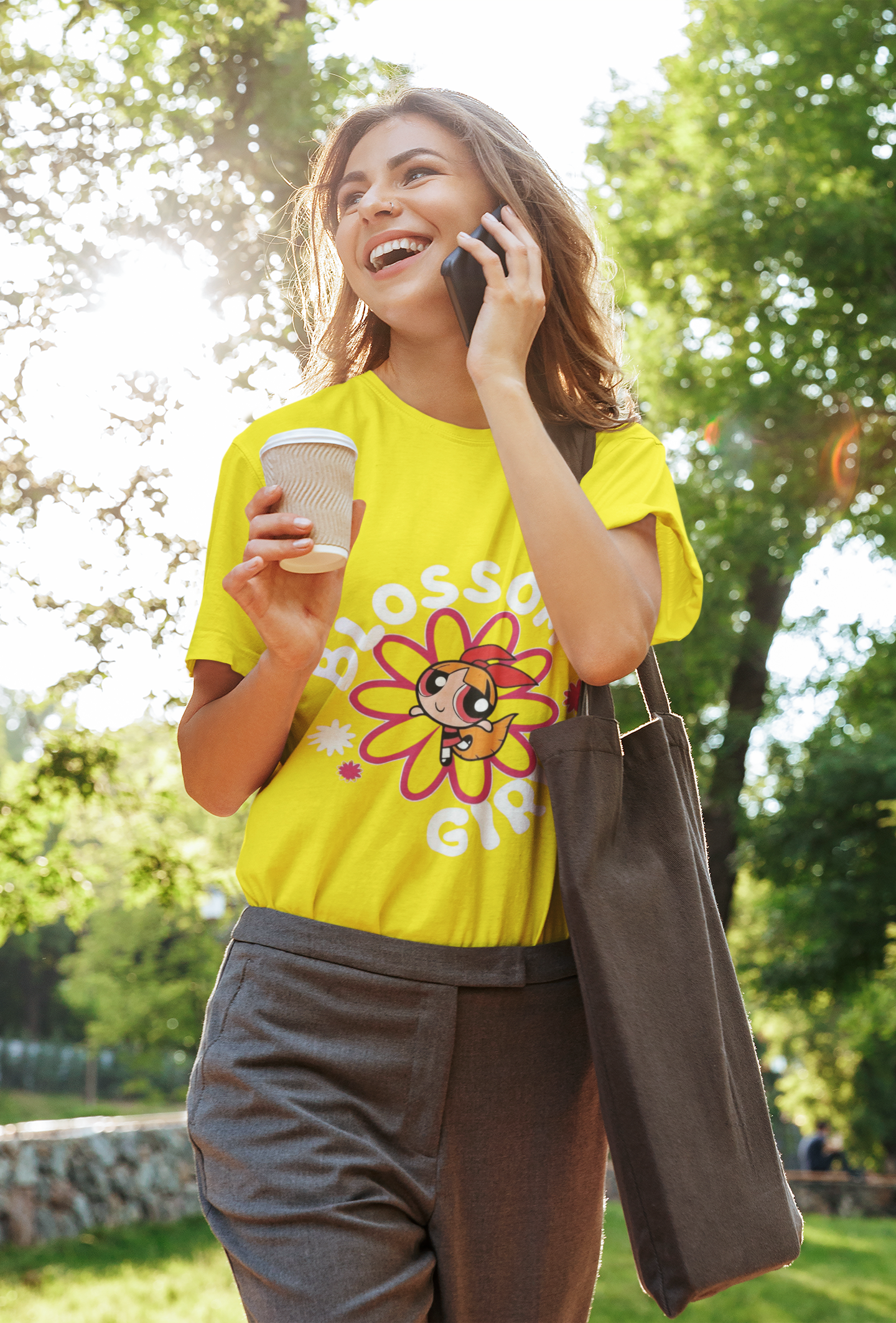 Blossom Girl Graphic Printed T-Shirt – Black | PD Clori