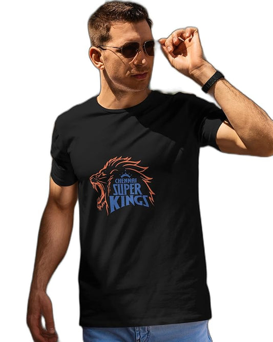 Chennai Super Kings Printed T-Shirt – Roar with the Pride of CSK