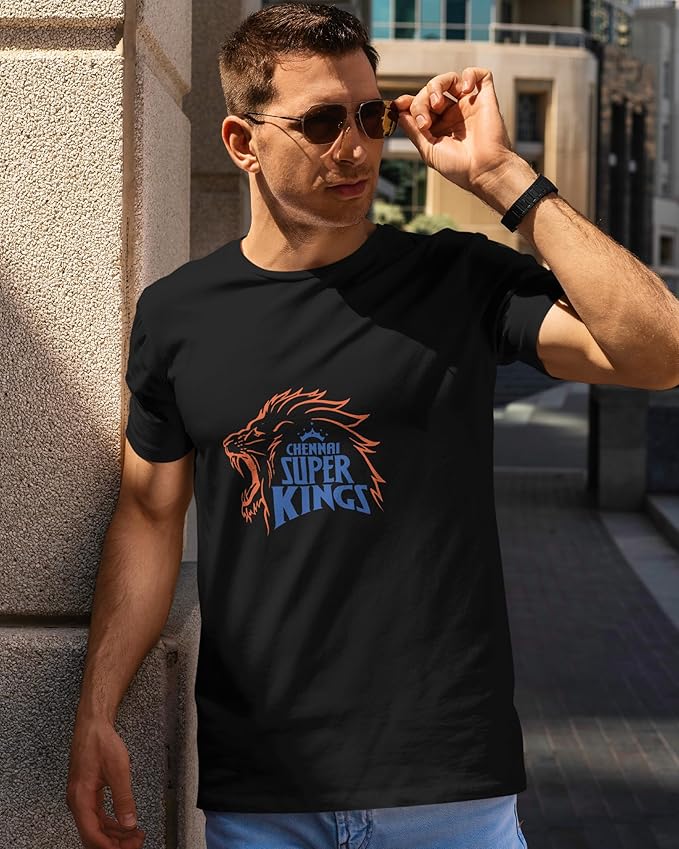 Chennai Super Kings Printed T-Shirt – Roar with the Pride of CSK