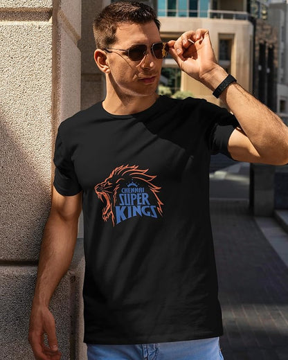 Chennai Super Kings Printed T-Shirt – Roar with the Pride of CSK