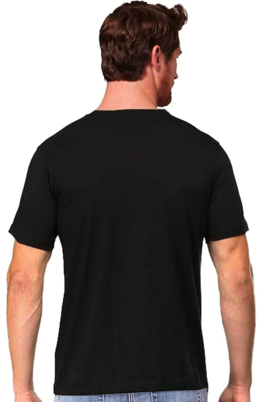 “Electric Pulse” Black & Blue Graphic Printed T-Shirt – Streetwear Cotton Tee