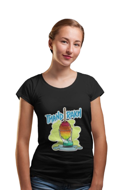 Thand Rakh Graphic Print Women’s T-Shirt – Cool & Sassy