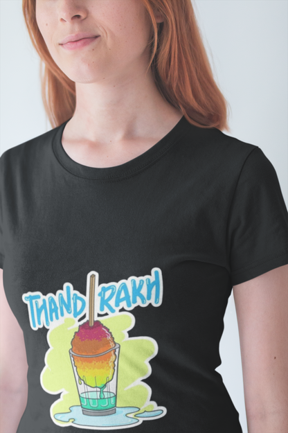 “Thand Rakh” Funny Ice Gola Graphic T-Shirt – PD Clori Chill Vibes Edition
