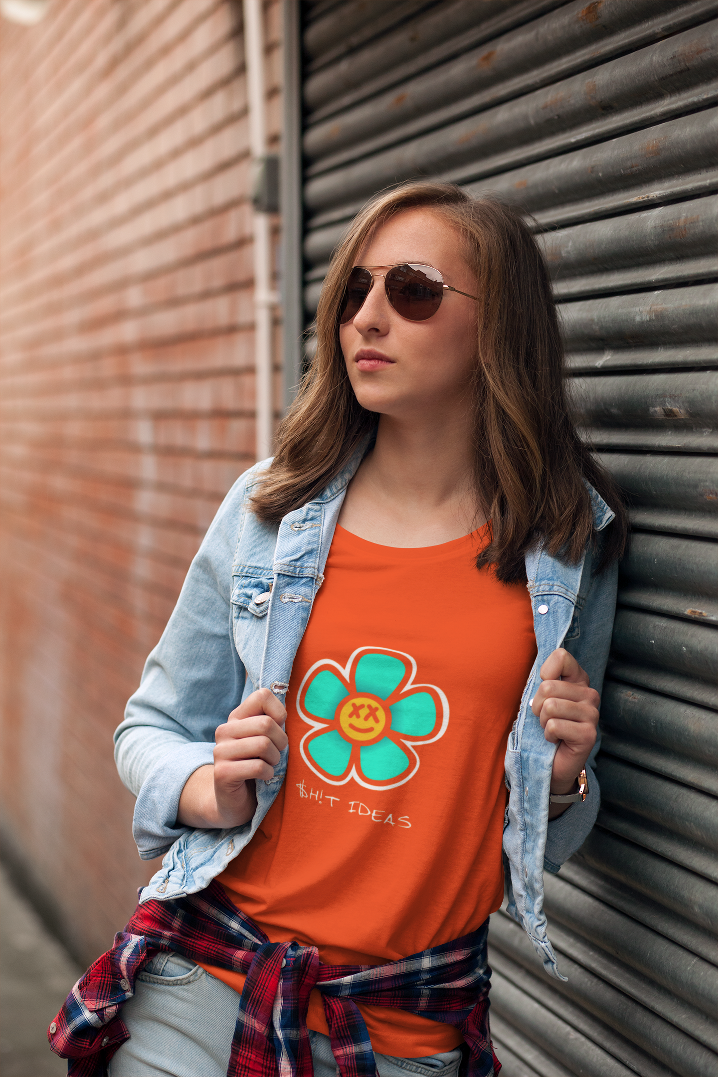 “Sh!t Ideas” Quirky Flower Graphic T-Shirt – PD Clori Street Satire Edition
