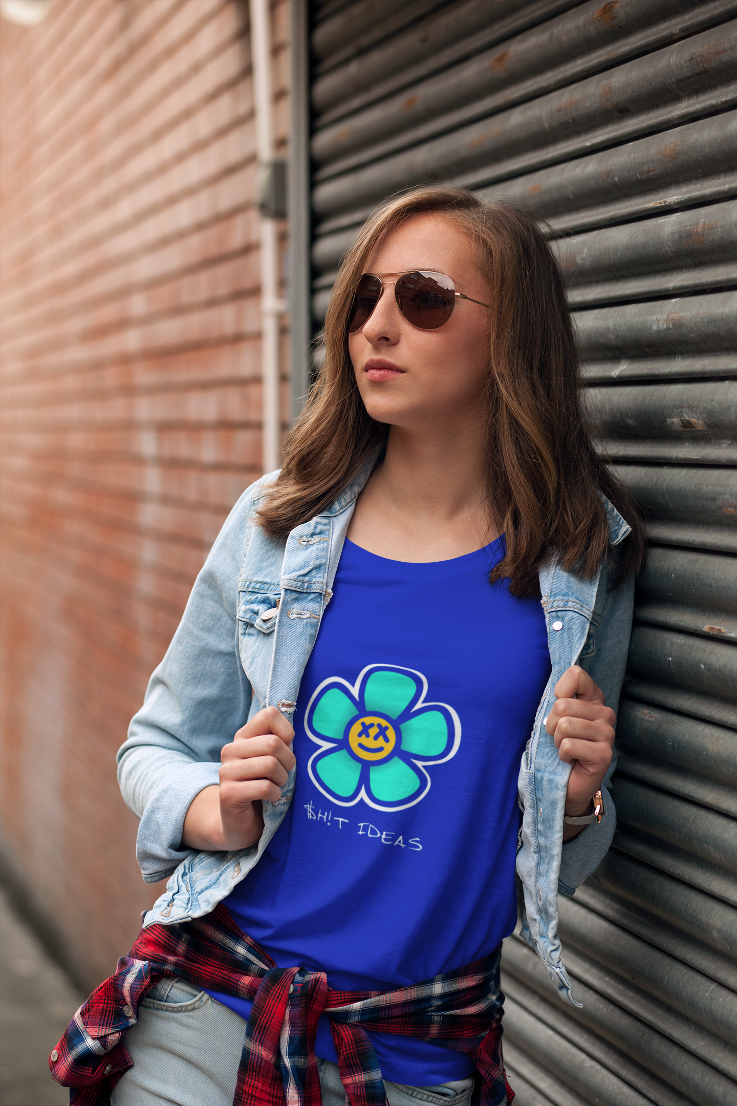 “Sh!t Ideas” Quirky Flower Graphic T-Shirt – PD Clori Street Satire Edition