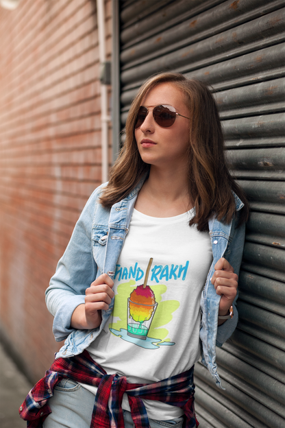 “Thand Rakh” Funny Ice Gola Graphic T-Shirt – PD Clori Chill Vibes Edition