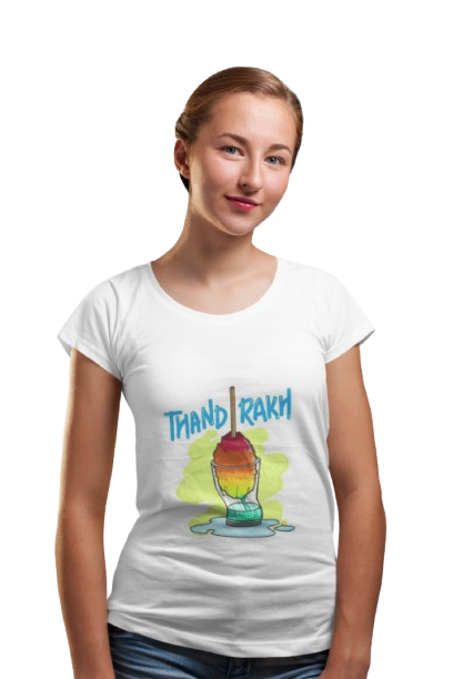 Thand Rakh Graphic Print Women’s T-Shirt – Cool & Sassy