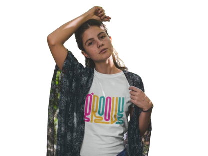Groovy Graphic Print Women’s T-Shirt – Retro & Trendy
