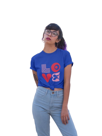 Love Graphic Print Women’s T-Shirt – Chic & Casual