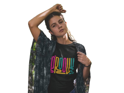 Groovy Graphic Print Women’s T-Shirt – Retro & Trendy