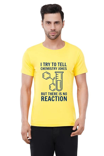 Men Regular  Chemistry Joke Graphic T-Shirt