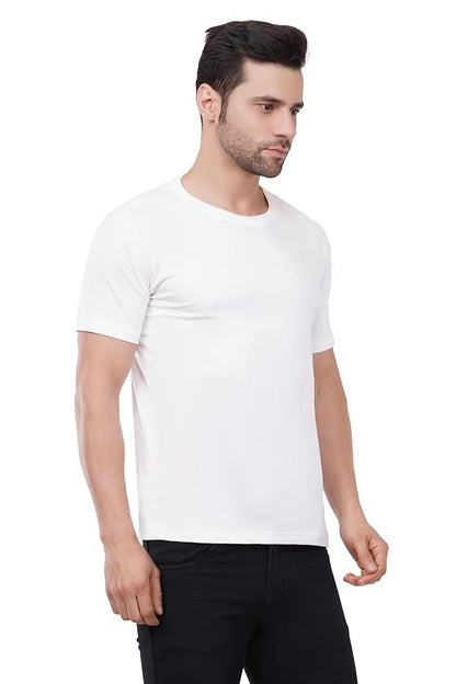 Men's Plain Regular  Cotton T-Shirt