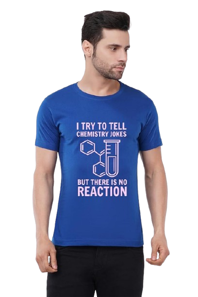 Chemistry Joke Graphic Print Men's White T-Shirt