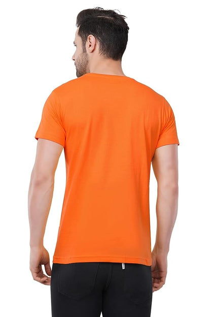 Pd Clori Blood Wolf Graphic Orange T-Shirt