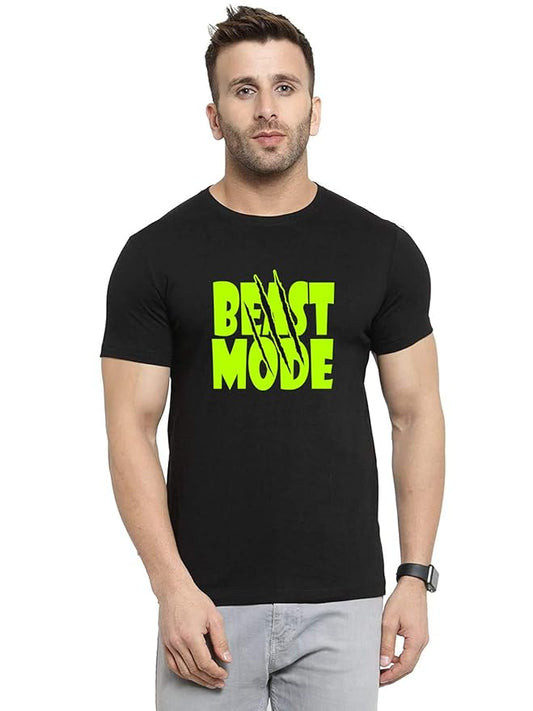 Beast Mode Neon Green Black  Graphic T-Shirt