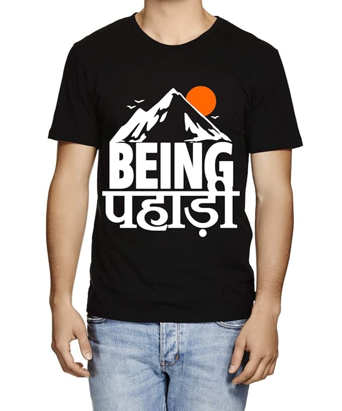 Being Pahadi Graphic Printed T-Shirt