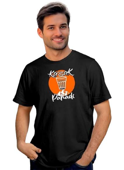 Kadak Pahadi Graphic Print Men's T-Shirt