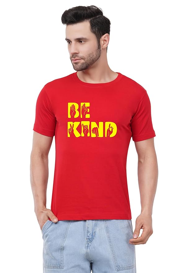 “Be Kind” ASL Graphic Men’s T‑Shirt