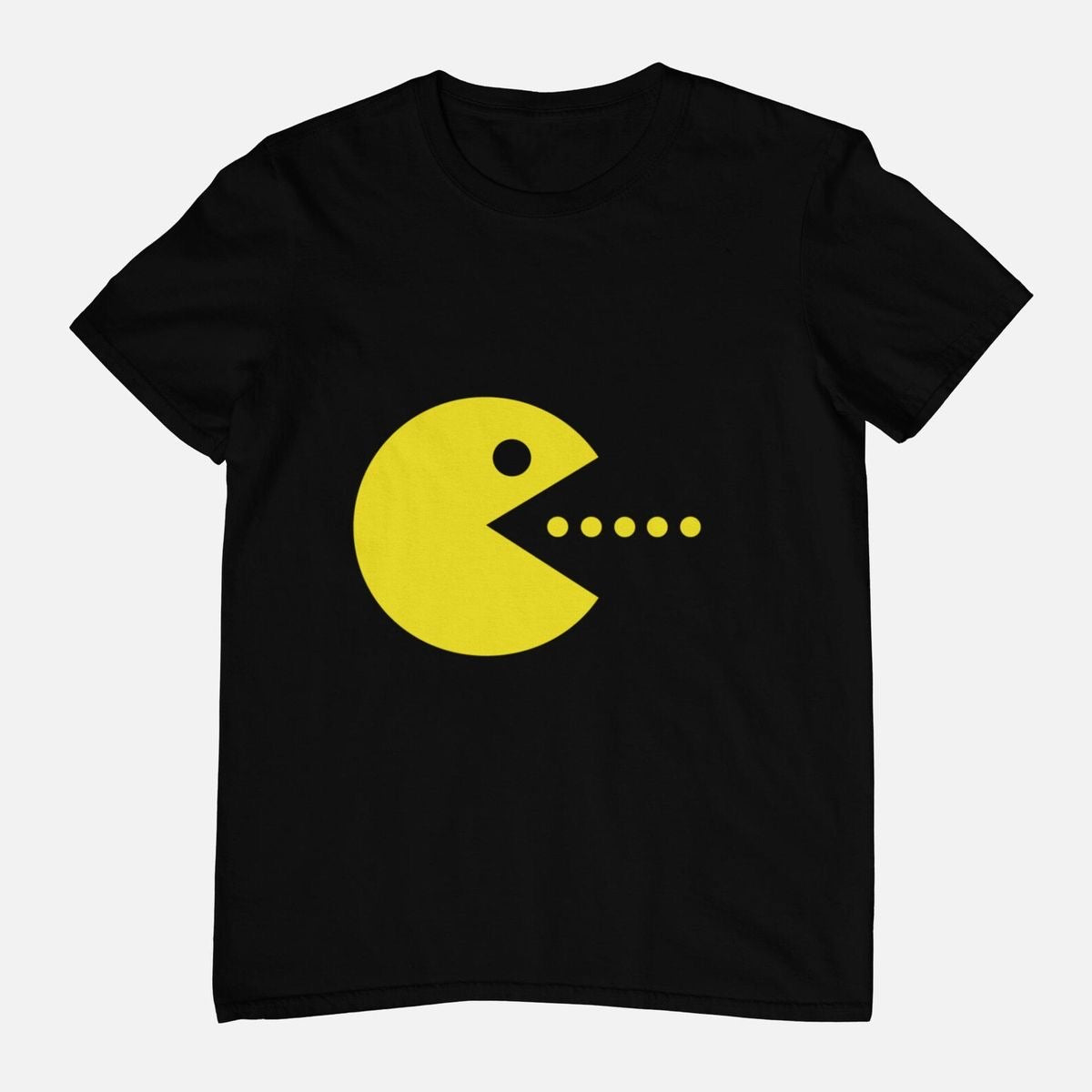 Pac-Man & Ghost Graphic Print Couple T-Shirt Set
