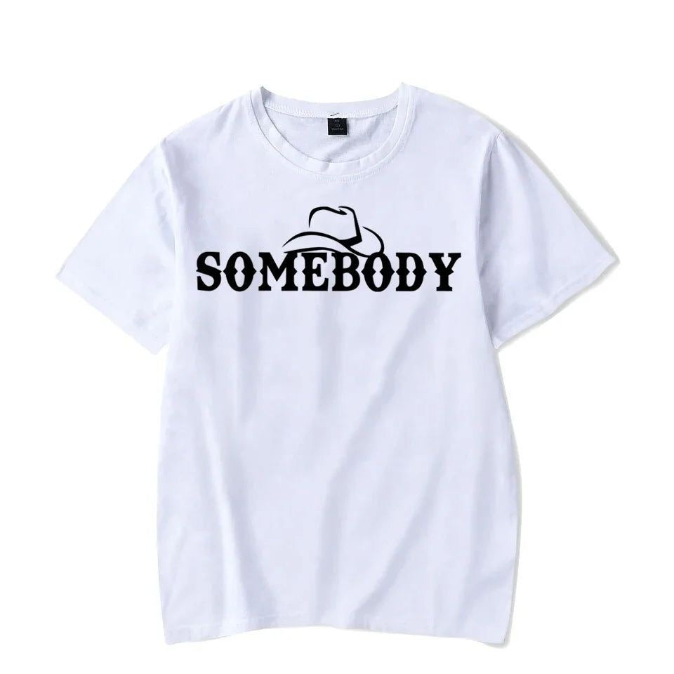 Somebody / Somebody’s Problem Graphic Print Couple T-Shirt