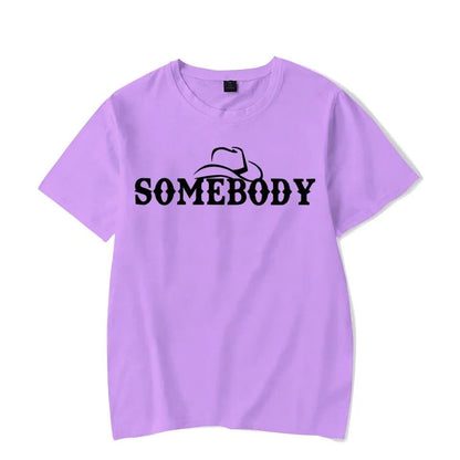 Somebody / Somebody’s Problem Graphic Print Couple T-Shirt