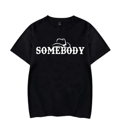 Somebody / Somebody’s Problem Graphic Print Couple T-Shirt