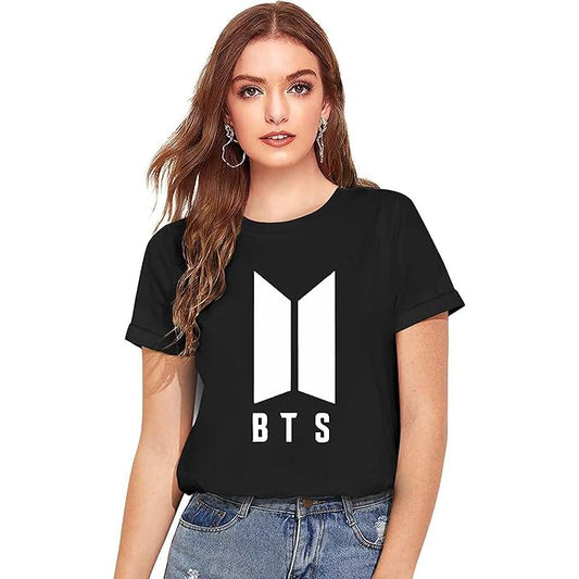 BTS Logo Printed T-Shirt – For True ARMY Fans