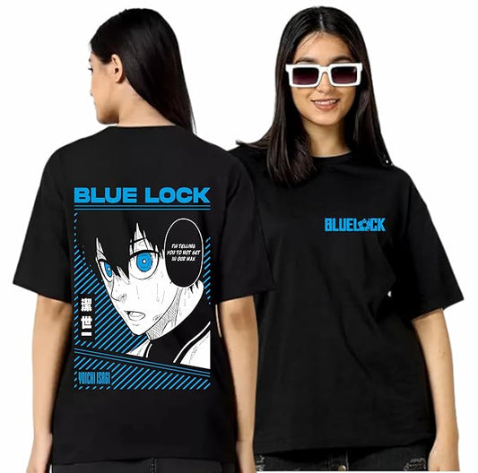 Blue Look Graphic Print Women's T-Shirt