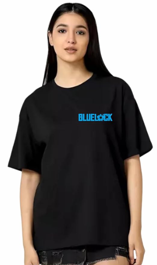 Blue Look Graphic Print Women's T-Shirt