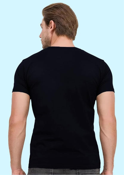 Men’s Black “Billionaire Loading” Graphic Printed T-Shirt – Trendy Cotton Casual Tee