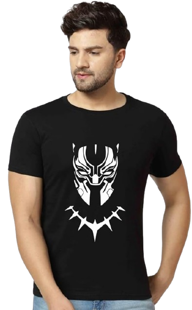 Black Panther Graphic Print Men’s T-Shirt