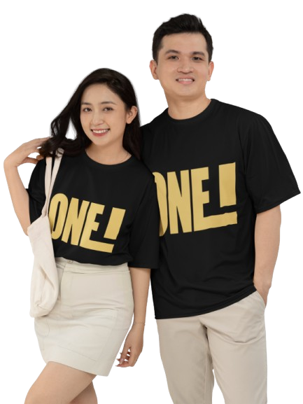 “One for the Two of Us – Couple Graphic T-Shirt Set”