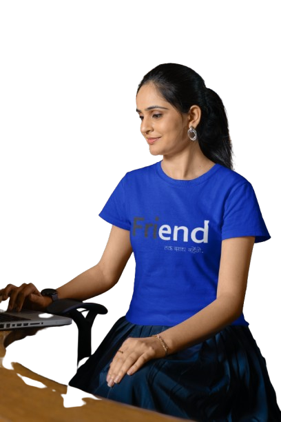 FriEND Black Quote T-Shirt