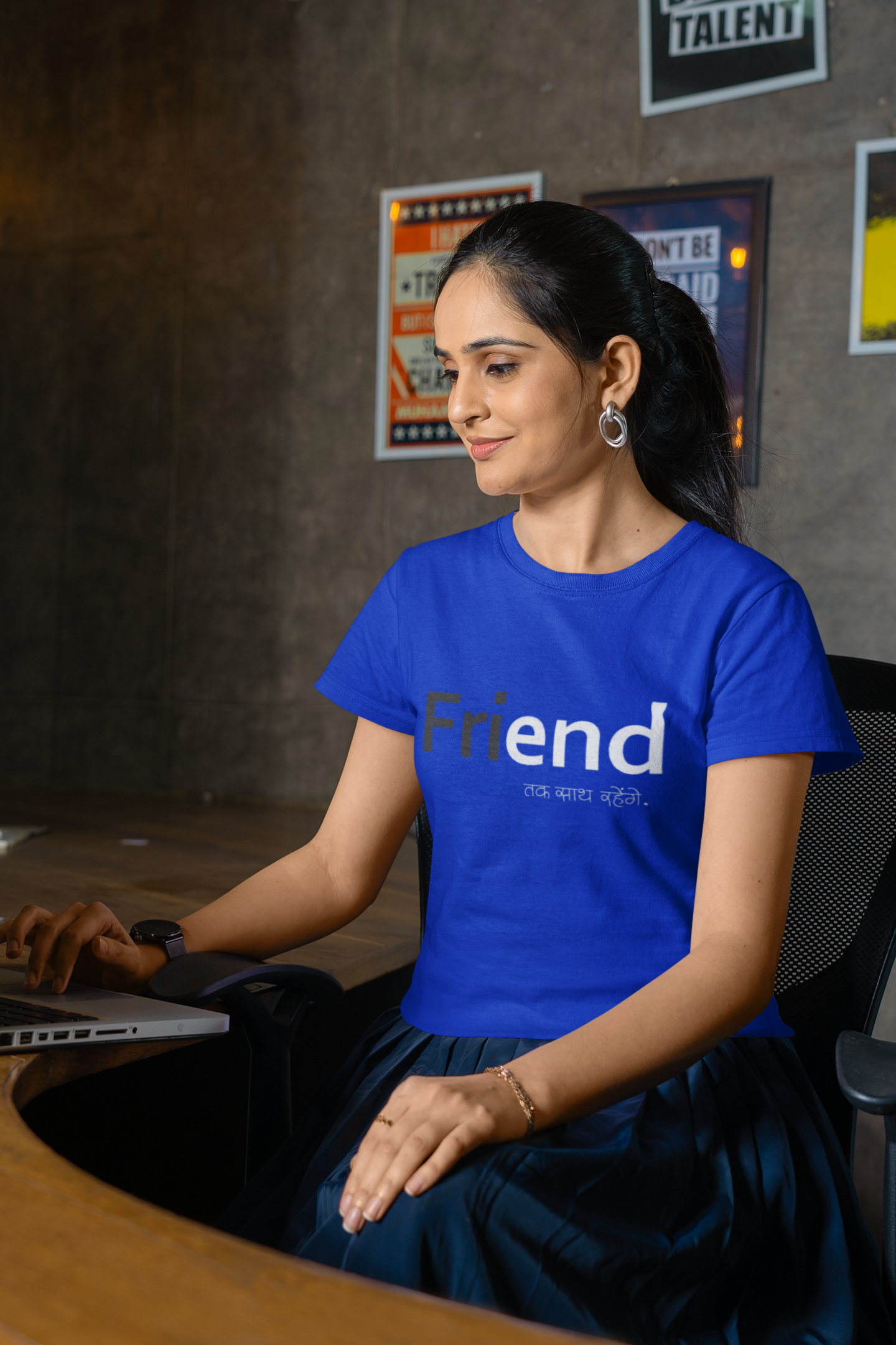 FriEND Black Quote T-Shirt