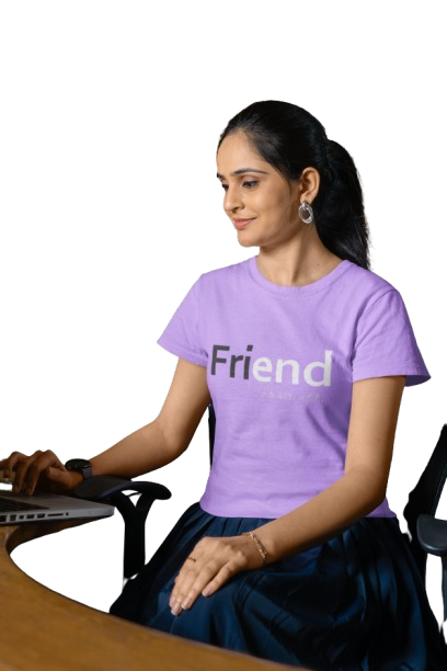FriEND Black Quote T-Shirt