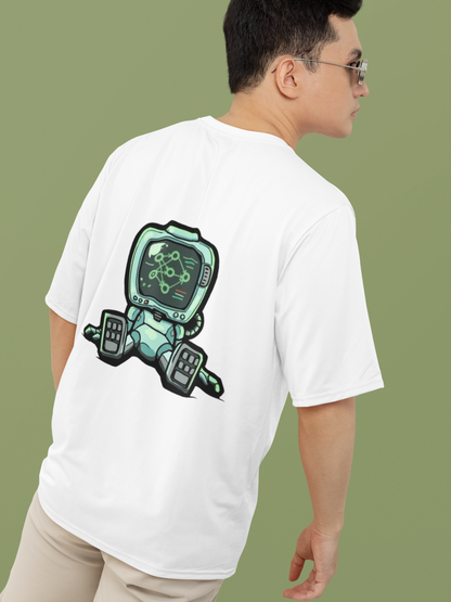 Men's Neon Yellow “ENGINEER” Graphic T-Shirt – Tech-Inspired Casual Wear