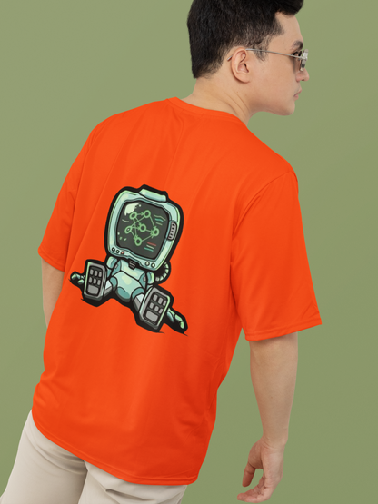 Men's Neon Yellow “ENGINEER” Graphic T-Shirt – Tech-Inspired Casual Wear