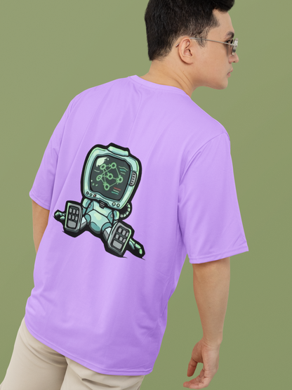 Men's Neon Yellow “ENGINEER” Graphic T-Shirt – Tech-Inspired Casual Wear