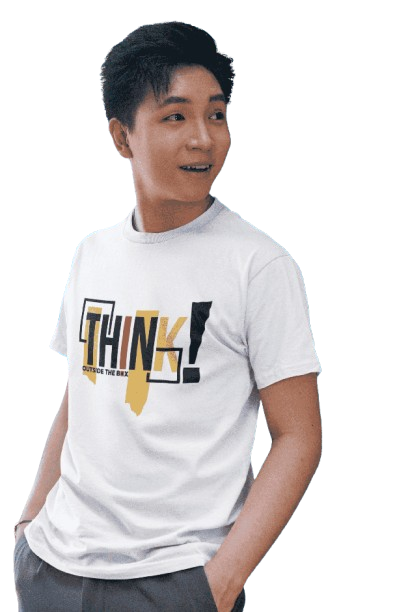 Think Outside the Box Graphic T-Shirt – White