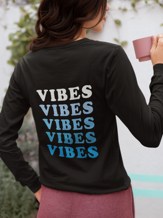 Blue Butterfly Minimal Graphic Print Women’s T-Shirt – Aesthetic Cotton Casual Tee