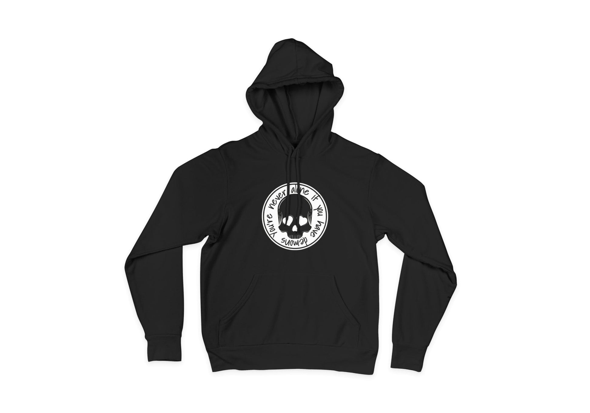 Alone Cotton Hooded Sweatshirt - Clori