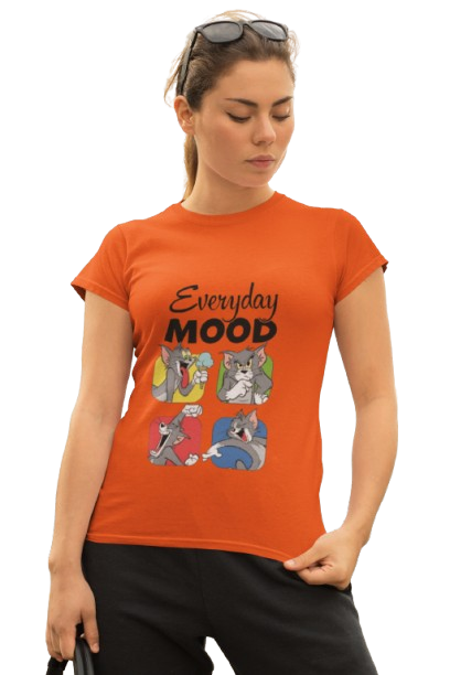 Every Day Mood Graphic Print Women's T-Shirt
