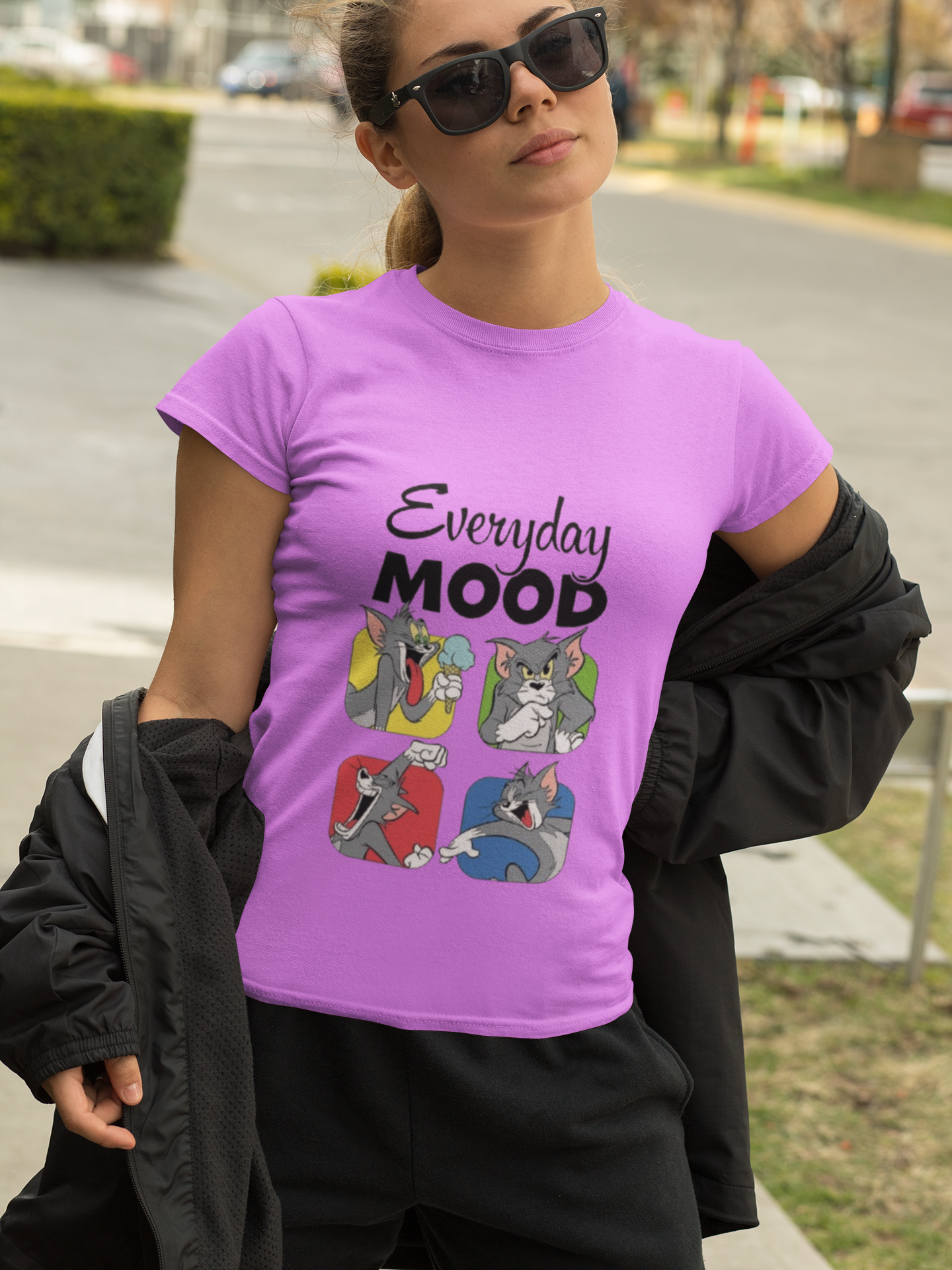 Every Day Mood Graphic Print Women's T-Shirt