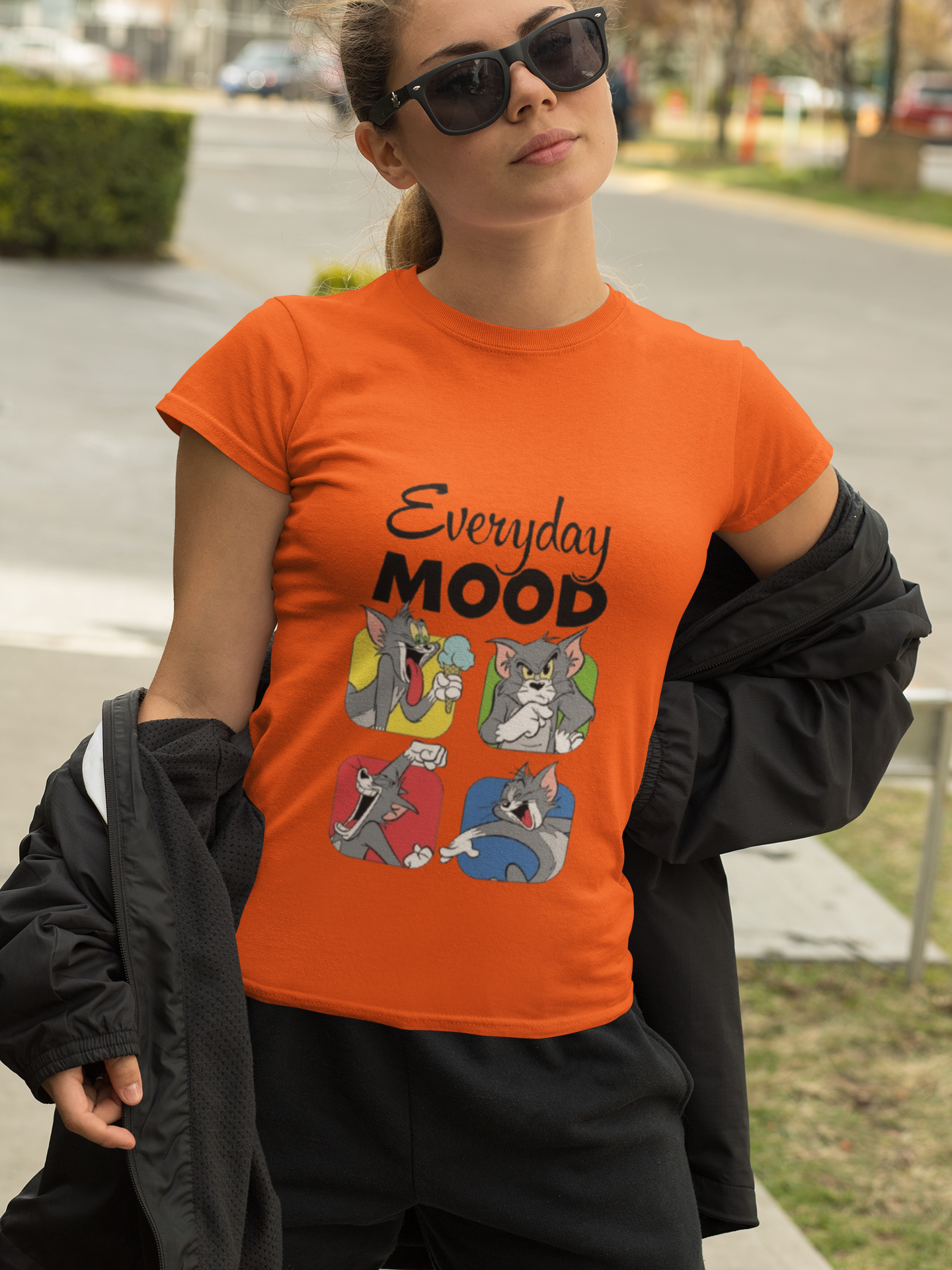 Every Day Mood Graphic Print Women's T-Shirt