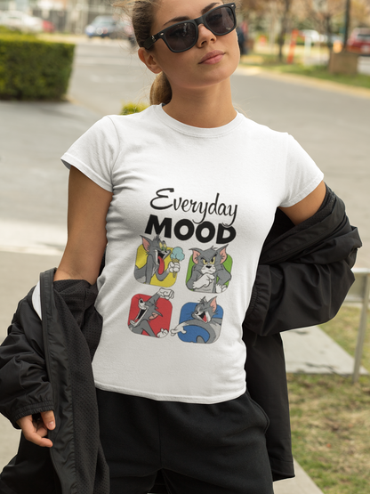 Every Day Mood Graphic Print Women's T-Shirt