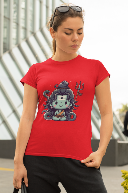 Bhole Graphic Print Women’s T-Shirt